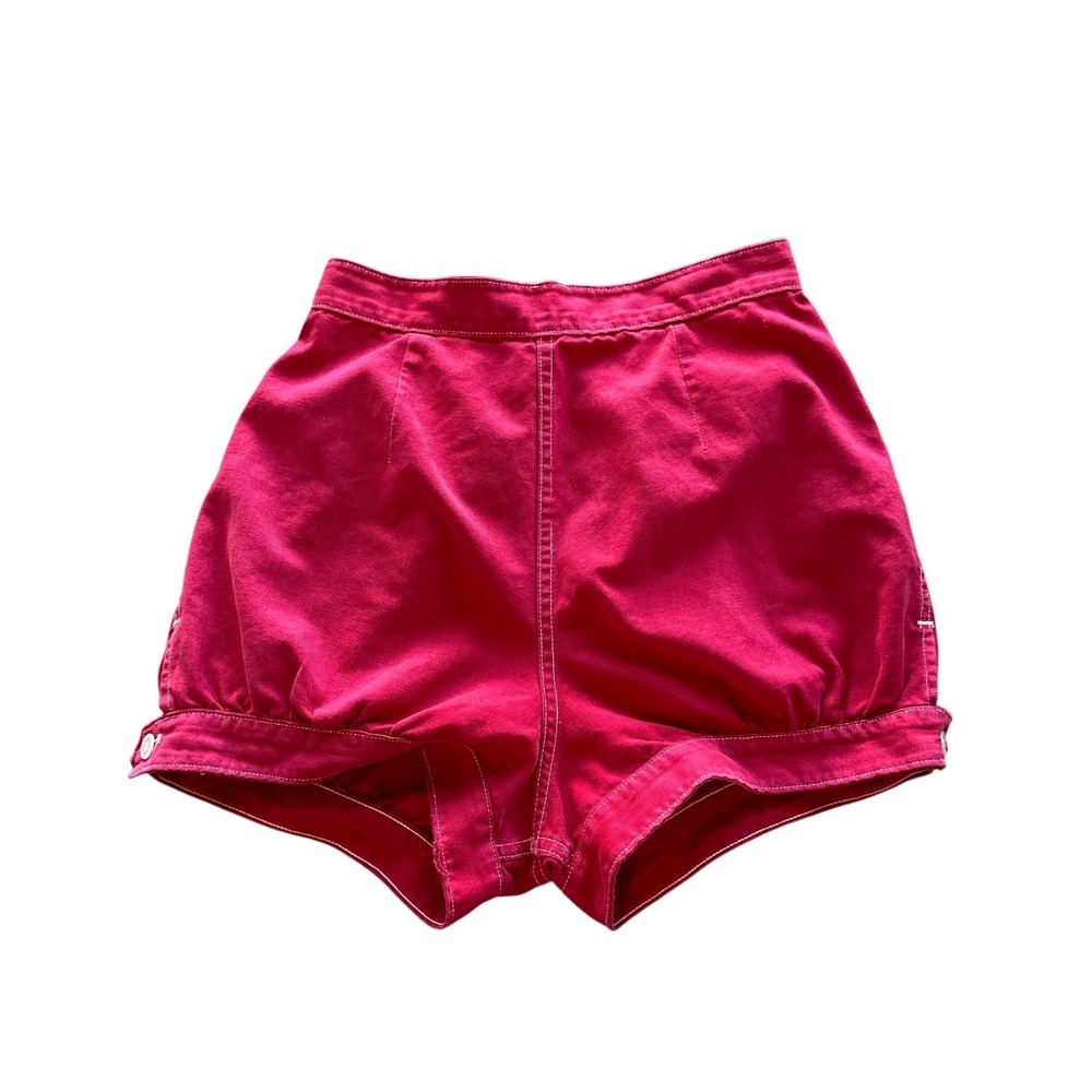 Vintage 50s white stag cotton pinup hot shorts